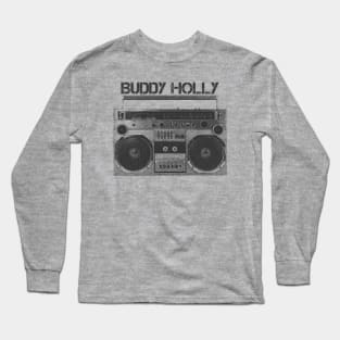 Buddy Holly / Hip Hop Tape Long Sleeve T-Shirt